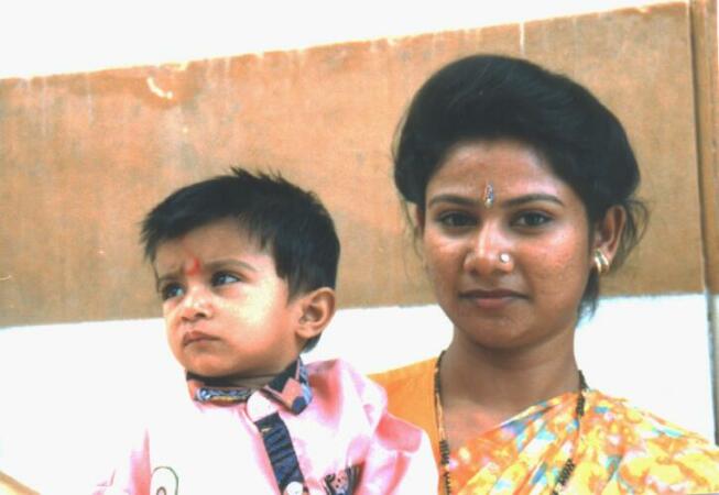 Inderin im Birlatempel